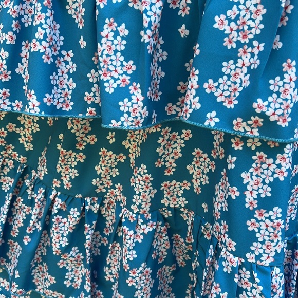 eShakti Peplum Floral Dress 18W - Picture 3 of 3